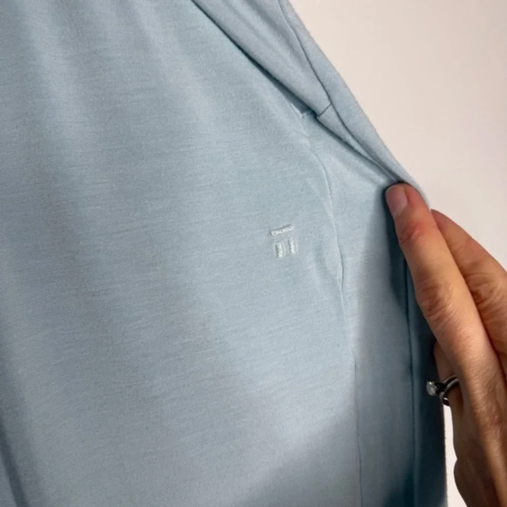 C13 Tommy John Women's Lounge Jogger‎ In Ice Blue Tie Waist Pockets